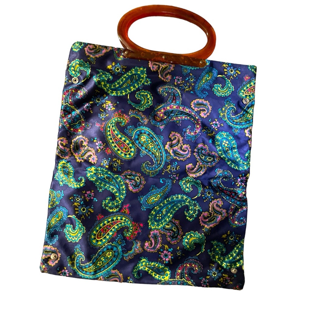 Vintage Ladie’s Pride tote with lucite handles